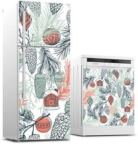 Resim Buzdolabı Ve Bulaşık Makinesi Takım Sticker 0317 