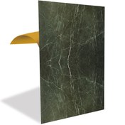 Resim Tink Kendinden Yapışkanlı Siyah Yeşil Mermer Desenli Pvc Panel 41x62 Cm (4 ADET) 1 M² 