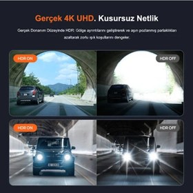Resim 70mai Araç Kamerası A800se Ön Kamera + Rc22 Arka Kamera Set 4k Ultra Hd 