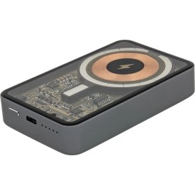 Resim Patona Clear 3.0 MagSafe Powerbank 10000 mAh | Şeffaf Tasarım, 15W Kablosuz + 20W PD Hızlı Şarj, Orijinal Alman Teknolojisi, iPhone 12/13/14/15/16 Uyumlu, 2 Yıl Garantili 