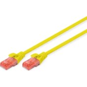 Resim Dıgıtus 0.5m Cat6 Utp DK-1617-005/Y Sarı Patch Kablo 