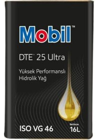 Resim Mobil Dte 25 Ultra Iso Vg 46 Aşınma Önleyici Hidrolik Yağ 16 Lt. 