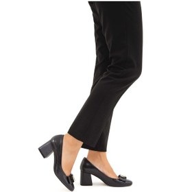 Resim Tamer Tanca Kadın Vegan Siyah Abiye Ayakkabı 886 619 Bn Ayk Sk22/23 Sıyah Czg Rgn Siyah 