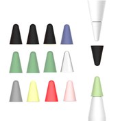 Resim NovStrap Apple Pencil 1-2 Nesil Usb-c Pro Uc Kılıfı Silikon Apple Pencil Tip Cover Uç Koruyucu X12 Li Paket 