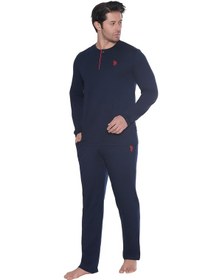 Resim Erkek Lacivert Pijama Takım Lacivert 