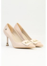 Resim Pierre Cardin Pc-54029 Krem - Kadın Topuklu Ayakkabı 001 