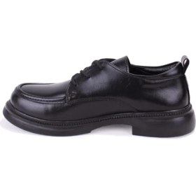 Resim Dagoster DZA07-8892550 Siyah Günlük Bağcıklı Loafer Kadın Ayakkabı 