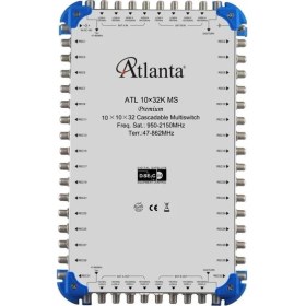 Resim Atlanta 10/32 10x32 Santral Merkezi Sistem Multiswitch ( Sonlu ) + Adaptör 