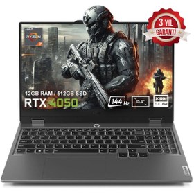 Resim LENOVO LOQ 15ARP9 83JC00FHTR Ryzen 7-7435HS 12GB 512GB RTX4050 15.6inç FreeDos Gaming Laptop 