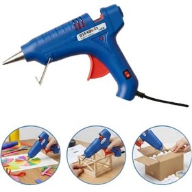 Resim 20w Silikon Tabancası 7.5 Mm Silikon Uyumlu 5 Adet Hediye Silikon 