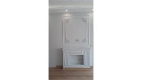 Resim Teknotrust Decozza Dekoratif Boyanabilir Duvar Çıtası ve Köşe Motif Seti 