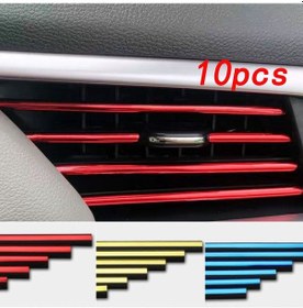 Resim Araba Kliması Dekoratif Şeritler İç Malzemeler Renkli Şerit Klips Parlak Şerit Elektrokaplama Değişikliği,jwcwsq 