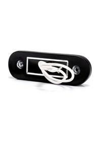 Resim Ahmet Otomotiv Beyaz 4 Ledli Parmak Lamba 12v-36v Kablolu 85x28 