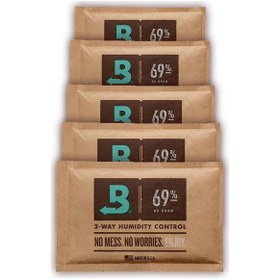 Resim Boveda 69 60g Humidor Puro Kutusu Nemlendirici 5li Eco Paket 