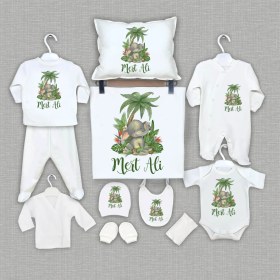 Resim Bebeqon Isme Özel 11'li Organik Hastane Çıkışı 