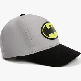 Resim Erkek Çocuk Batman Kep Şapka Aplike Detaylı Lisanslı Pamuklu 