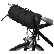 Resim Siyah Bisiklet Çantası - 2.5l Kapasite, 24x10cm, 120g, El Tutucu Taşıma, Çok Amaçlı Kullanım Siyah Siyah 