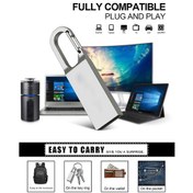 Resim Lemestar Metal Usb 2.0 Bellek 8gb - Dayanıklı, Taşınabilir, Çok Cihaz Uyumlu, Anahtar Zinciri Takılabilir 