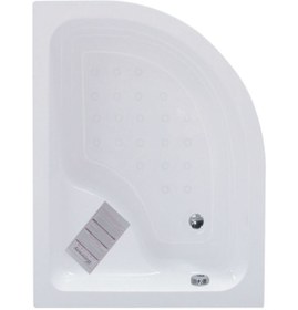 Resim Waterway Capri Oturmalı Mini Oval Küvet 100x80 H:43 Gövde Metal Ayak Ön Panel 