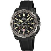 Resim Festina F20726/3 Chrono Bike Quartz Silikon Siyah 20 Atm 46 Mm Erkek Kol Saati 