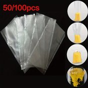Resim 50/100 Adet PVA Yem Torbası - Hızlı Çözünen, Kokusuz, Suyla Uyumlu, Delikli Tasarımlı, Kapalı Dikişli Sazan ve Kedi Balığı Avı İçin, Her Mevsim Kullanıma Uygun, Kolay Doldurulabilir, Yüksek Kaliteli File, Tatlısu Oltaçılığı Aksesuarları, Profesyonel Balıkçılar İçin 