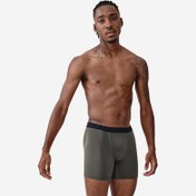 Resim Erkek Mikrofiber Nefes Alan Boxer - Koşu - Koyu Yeşil 