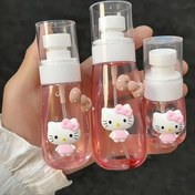 Resim Şeffaf Sprey Şişesi İçin - Sevimli Pembe ve Kırmızı Tasarım, Nemlendirici Sprey, Seyahat Dostu, Günlük Seyahat, Tatiller ve Özel Günler Hediyesi İçin İdeal, En İyi Noel İçin, Şükran Günü İçin Mükemmel 