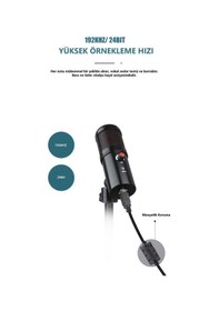 Resim WellSound A6S-A Uzaktan Eğitim Yayıncı Mikrofon Seti 