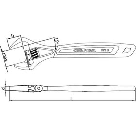 Resim Ceta Form B21-B Serisi B21-150B Kurbağacık Anahtar 150 - 6'' 