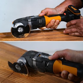 Resim WORX WA4977 Çok Amaçlı Raspalama Makinası İçin 63mm 180˚ Beton, Fayans Derz Arası Universal Temizleme/Kesme Karbür Bıçağı 