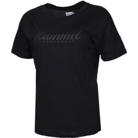 Resim hummel HMLFERIN T-SHIRT S/S Siyah Kadın Kısa Kol Tişört 100581080 