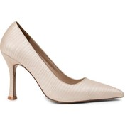 Resim Deery Bej Rengi Kadın Stiletto - K0704zbejm01 Bej 