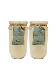 Resim Laçoko Doğal Az Kavrulmuş Çiğ Parçacıklı Extra Crunchy Fıstık Ezmesi 2 x 1 KG 