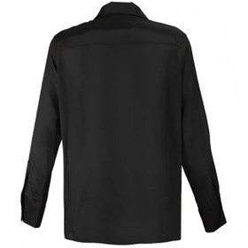 Resim Siyah Pilise Detaylı Kadın Gömlek - SİYAH / 36 