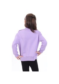 Resim Toontoy Kids Toontoy Kız Bebek Baskılı Sweatshirt Lila 