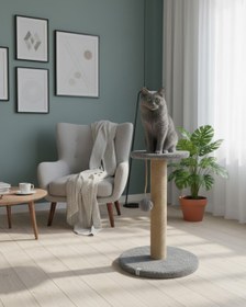 Resim Reyo Pet Stepli Kedi Tırmalama Tahtası Gri 