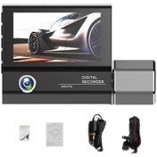 Resim Novahub 3 Kamera Dash Cam 4in Net Arka Reflektör, Araba Video Kaydedici, Araba Kamera Kaydedici, Otomotiv Güvenlik Kaydedici, Yol Güvenliği Kaydedici 