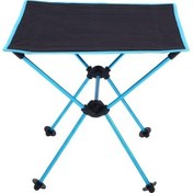Resim Prestigegoods Portatif Kamp Masa - Oxford Kumaş - Alüminyum - Hafif Katlanır - Piknik Barbekü Masası Siyah Siyah 