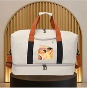 Resim Motion003 Bej Sku Erkek Ve Kadın Çin Yeni Yılı Desenli Spor Seyahat Çantası Dayanıklı Fitness Bagaj Bej 