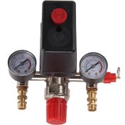 Resim Tenfowee 230v Metal Portlu Basınç Kontrolü Valfi - Dayanıklı, Kolay Kullanım, Gerçek Zamanlı Basınç Gösterimi, Kompresör Regülatörü 