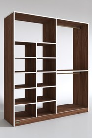 Resim Kenzlife Giysi Dolabı Fikret 180*180*45 Cvz Gardırop 