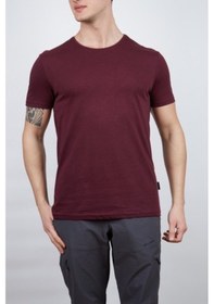 Resim Alpinist Albino Basic T-Shirt Vişne 