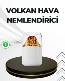 Resim shopwave USB Şarjlı Volkanik Tasarımlı Buhar Makinesi 