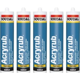 Resim Soudal Silikonize Mastik ( 5 Antrasit) 