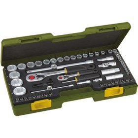 Resim Proxxon 23286 1/4-1/2’’ Cırcır Kollu 65 Parçalı Lokma Takımı 