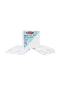 Resim Ktt8S10X10 Artebella (Preslenmiş) Tuval Kompozit 10X10 Cm 8'Li Se 