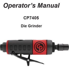 Resim Chicago Pneumatic CP7405 Havalı Kalıpçı Taşlama Makinesi 1/4"(6 Mm) 