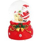 Resim Yılbaşı Noel Baba Kar Küresi 