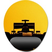 Resim Formula 1 Bilek Destekli Mousepad Model - 9 Oval 