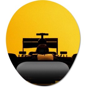 Resim Formula 1 Bilek Destekli Mousepad Model - 9 Oval 